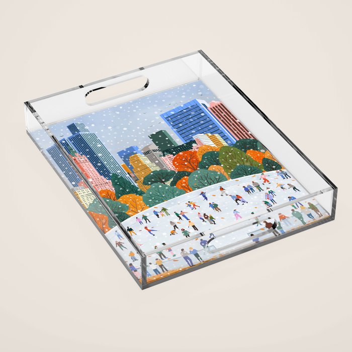 Winter in New York City Acrylic Tray Gallery Image 1