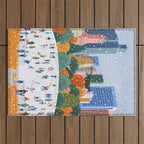 Winter in New York City Outdoor Rug Gallery Image 1