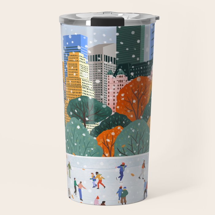 Winter in New York City Travel Mug Gallery Image 1