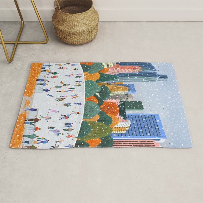 Winter in New York City Rug Gallery Image 1