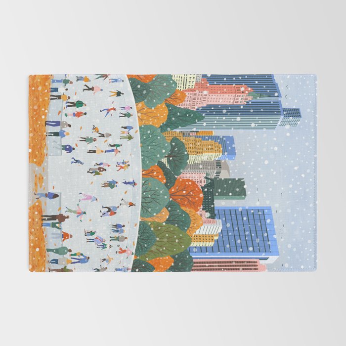Winter in New York City Rug Gallery Image 2