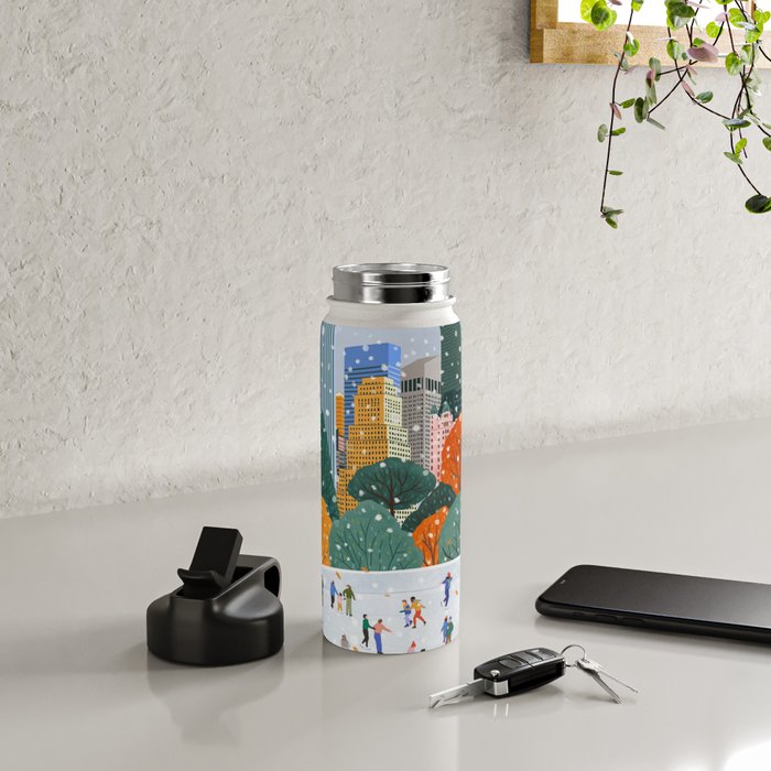 Winter in New York City Water Bottle Gallery Image 4