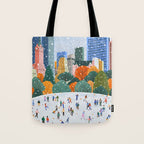 Winter in New York City Tote Bag Gallery Image 1
