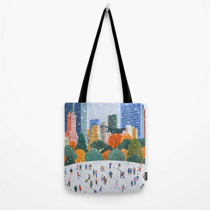 Winter in New York City Tote Bag Gallery Image 2