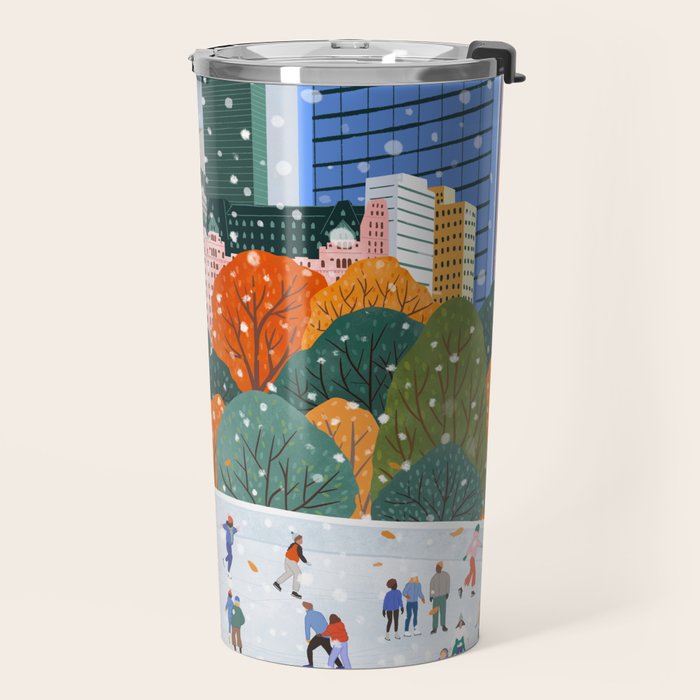 Winter in New York City Travel Mug Gallery Image 2
