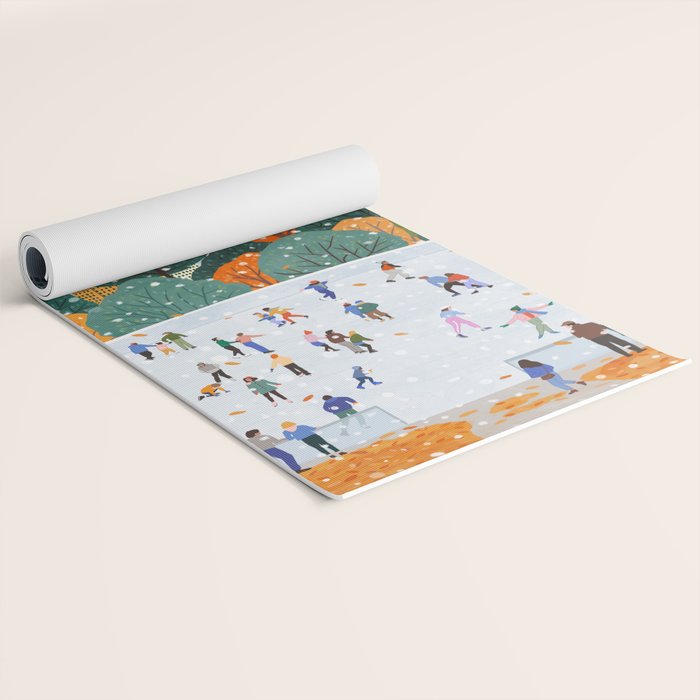 Winter in New York City Yoga Mat Gallery Image 2