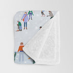 Winter in New York City Throw Blanket Gallery Image 3