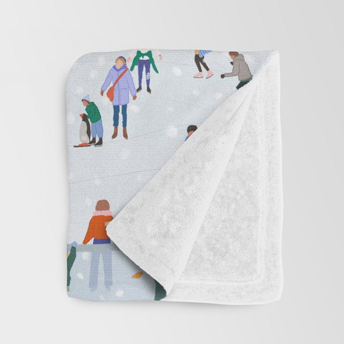 Winter in New York City Throw Blanket Gallery Image 3