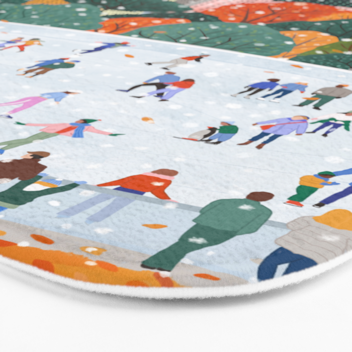 Winter in New York City Bath Mat Gallery Image 3
