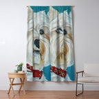 West Highland White Terrier Dog Portrait Window Curtain Gallery Image 5
