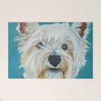 West Highland White Terrier Dog Portrait Welcome Mat Gallery Image 1