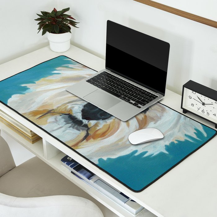 West Highland White Terrier Dog Portrait Desk Mat Gallery Image 2