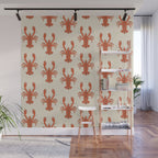 Coastal Lobsters Nautical Crustacean Wall Mural Gallery Image 1