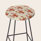 Coastal Lobsters Nautical Crustacean Stool Gallery Image 2