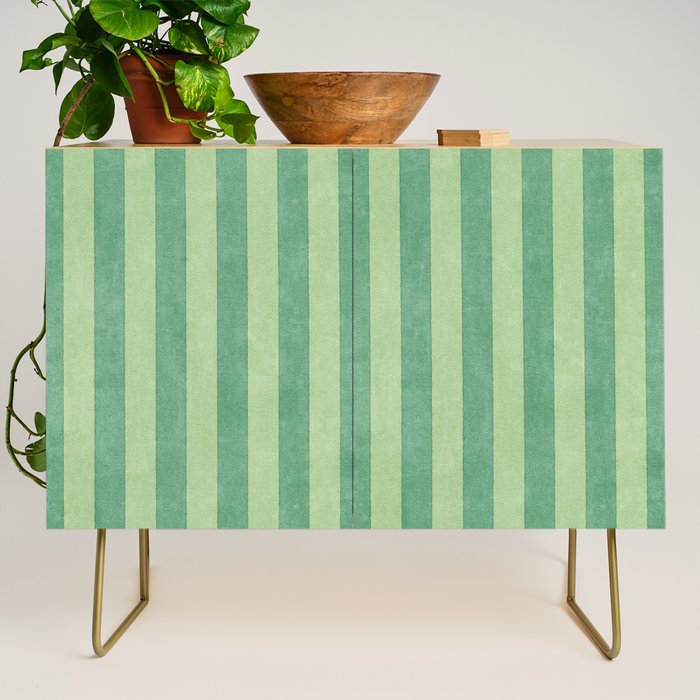 STRIPES - 004 - green Credenza Gallery Image 1