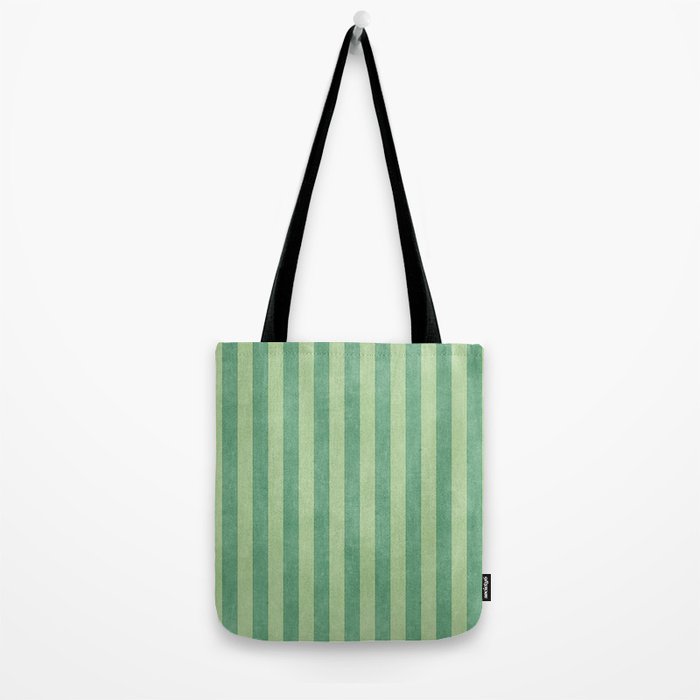 STRIPES - 004 - green Tote Bag Gallery Image 2