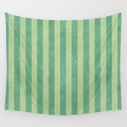 STRIPES - 004 - green Wall Tapestry Gallery Image 4