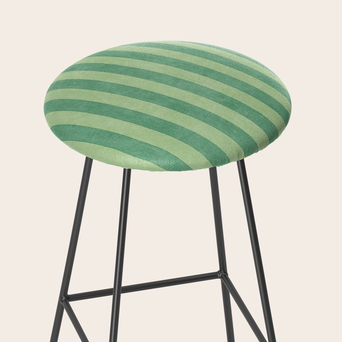STRIPES - 004 - green Stool Gallery Image 2