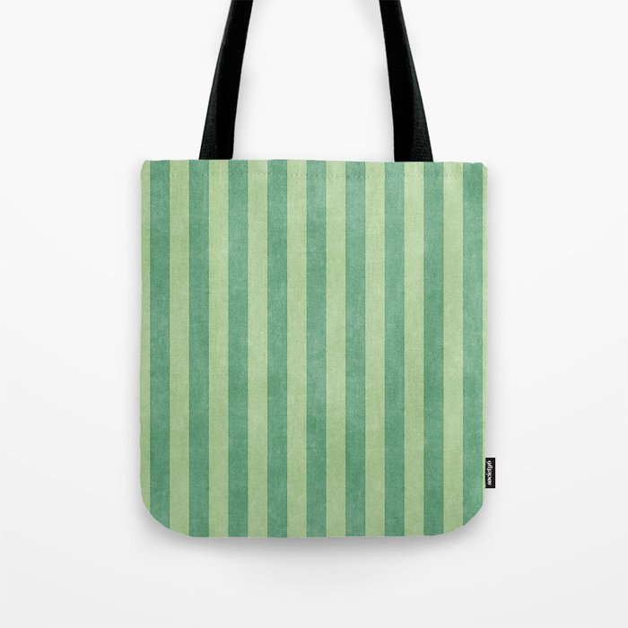 STRIPES - 004 - green Tote Bag Gallery Image 1