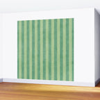 STRIPES - 004 - green Wall Mural Gallery Image 2