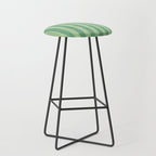 STRIPES - 004 - green Stool Gallery Image 1