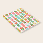 Retro Coffee Thermoses Multicolor on White Notebook Gallery Image 2