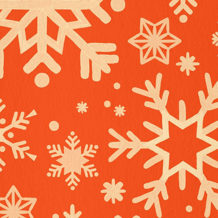 Snowflake Collection - Coral & Cream Coffee Mug Gallery Image 2