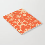 Snowflake Collection - Coral & Cream Notebook Gallery Image 2