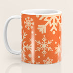 Snowflake Collection - Coral & Cream Coffee Mug Gallery Image 3