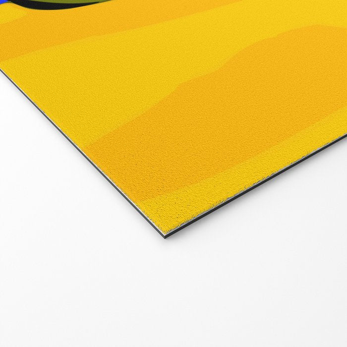 Abstract Art Red Blue Green Yellow Welcome Mat Gallery Image 2