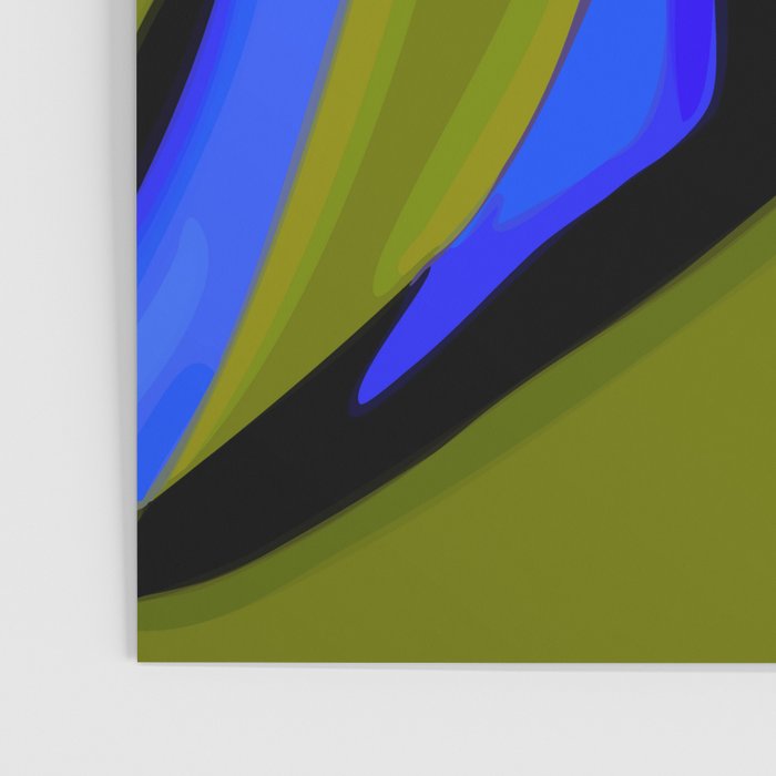 Abstract Art Red Blue Green Yellow Poster Gallery Image 3