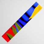 Abstract Art Red Blue Green Yellow Table Runner Gallery Image 3