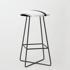 Black And White Stripes Stool Gallery Image 1
