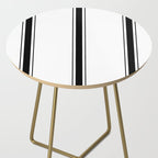 Black And White Stripes Side Table Gallery Image 2