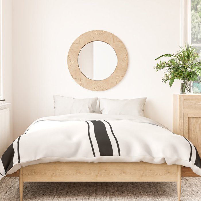 Black And White Stripes Duvet Cover Gallery Image 3