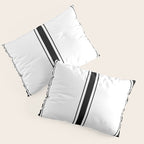 Black And White Stripes Pillow Sham Gallery Image 3