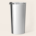 Black And White Stripes Travel Mug Gallery Image 3