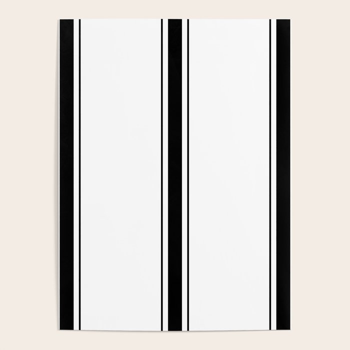 Black And White Stripes Poster Gallery Image 1