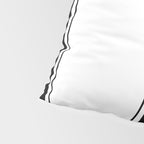 Black And White Stripes Pillow Sham Gallery Image 4