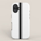 Black And White Stripes iPhone Case Gallery Image 1