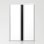 Black And White Stripes Stationery Card Gallery Image 2
