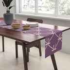 Bows & Ribbons Pattern XXXVI Lavender Purple Table Runner Gallery Image 2
