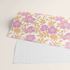 Wild Mountain Roses - sunset pink and orange  Wrapping Paper Gallery Image 2