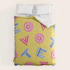 Cast Your Vote | Hand-Lettered Pattern in Yellow Comforter Gallery Image 6