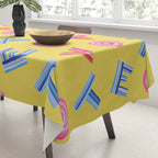 Cast Your Vote | Hand-Lettered Pattern in Yellow Tablecloth Gallery Image 3