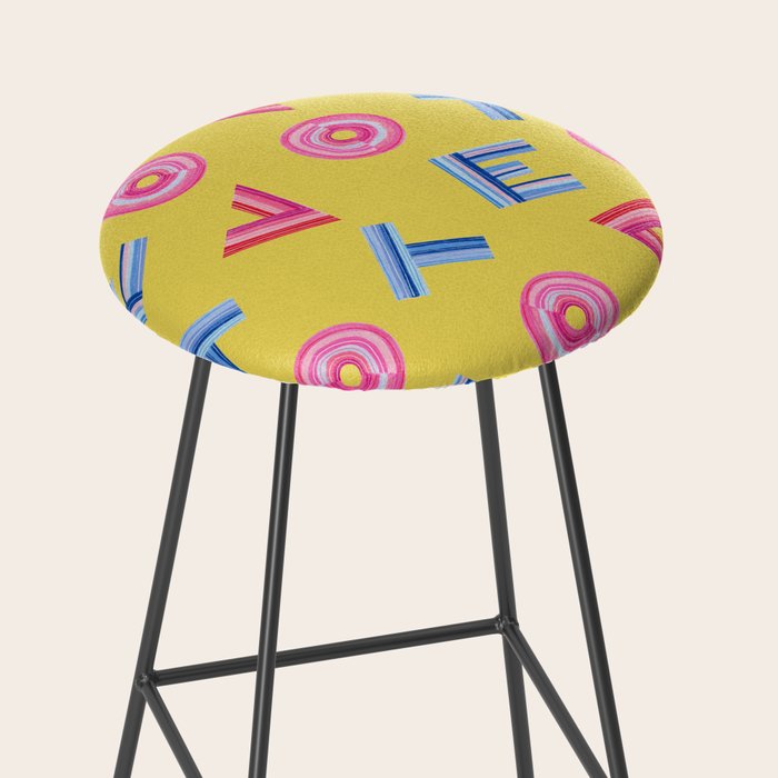 Cast Your Vote | Hand-Lettered Pattern in Yellow Stool Gallery Image 2