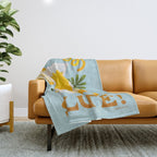 Limocello - Amalfi Coast Cocktails Throw Blanket Gallery Image 1