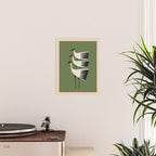 Striped Bird Trio Poster Gallery Image 2