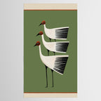 Striped Bird Trio Tablecloth Gallery Image 2