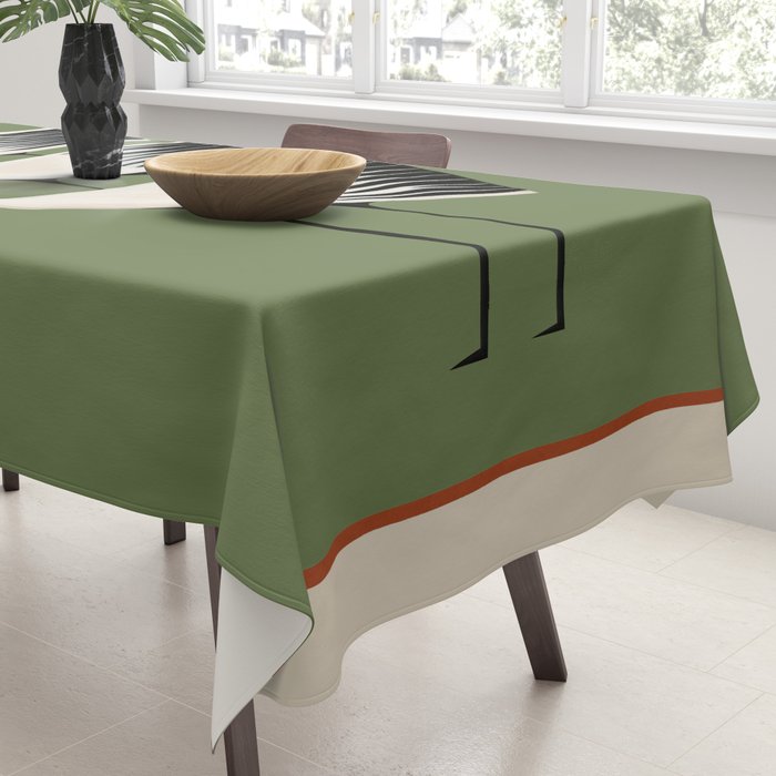 Striped Bird Trio Tablecloth Gallery Image 3